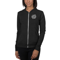 Embroidered Paid Social Social Club Zip Up