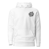 Embroidered Paid Social Social Club Hoodie