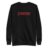 Embroidered Strategy & Chill Crewneck