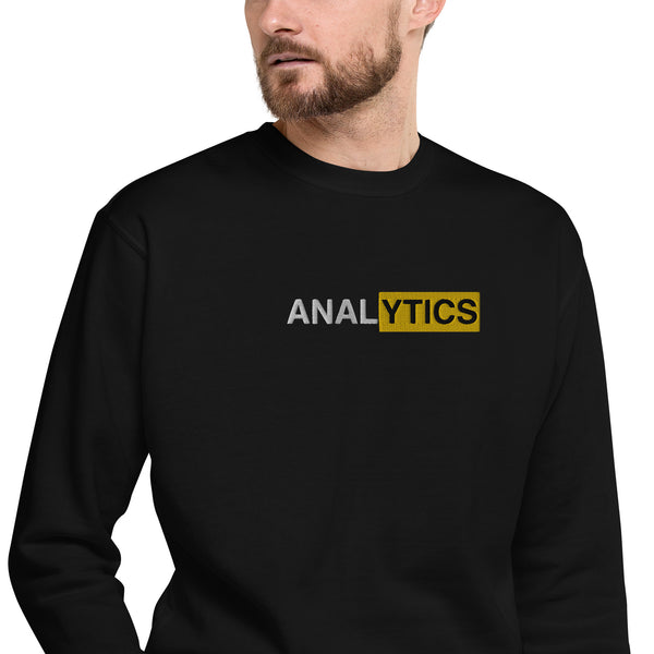 Embroidered Forbidden Analytics Crewneck