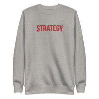 Embroidered Strategy & Chill Crewneck