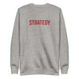 Embroidered Strategy & Chill Crewneck