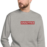 Embroidered Analytics Crewneck