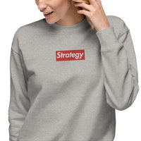 Embroidered Strategy Crewneck