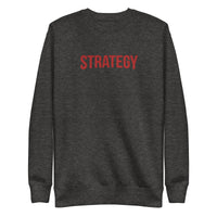 Embroidered Strategy & Chill Crewneck