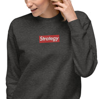 Embroidered Strategy Crewneck