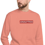 Embroidered Analytics Crewneck