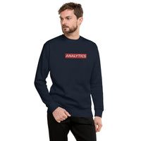 Embroidered Analytics Crewneck