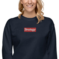 Embroidered Strategy Crewneck