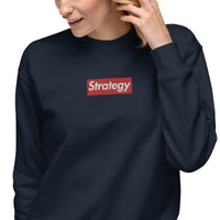 Embroidered Strategy Crewneck