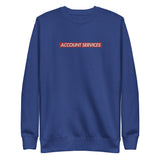 Embroidered Account Services Crewneck