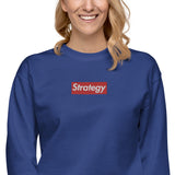 Embroidered Strategy Crewneck