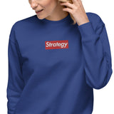 Embroidered Strategy Crewneck