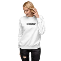 Embroidered Account Services Crewneck