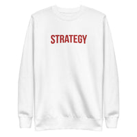 Embroidered Strategy & Chill Crewneck