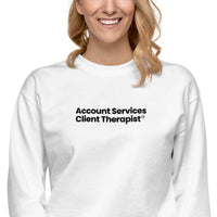 Embroidered Account Services Crewneck