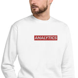 Embroidered Analytics Crewneck