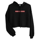 Embroidered Programmatic Crop Hoodie