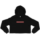 Embroidered Programmatic Crop Hoodie