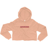 Embroidered Programmatic Crop Hoodie