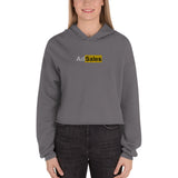 Ad Sales Crop Hoodie