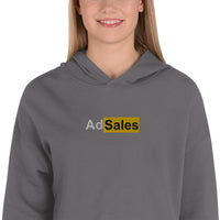 Ad Sales Crop Hoodie