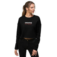 Embroidered Creative Services Crop Sweater