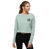 Embroidered Paid Social Social Club Crop Sweater