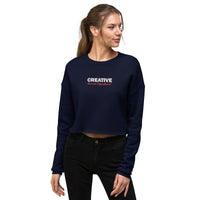 Embroidered Creative Services Crop Sweater